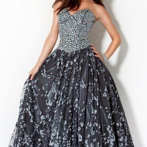 NEW Crystal Embellished Gown